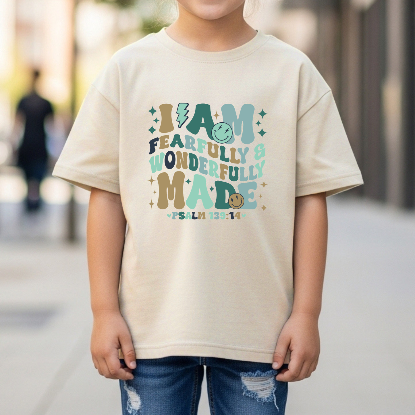 Fearfully and Wonderfully Made Youth Bella Canvas Tee