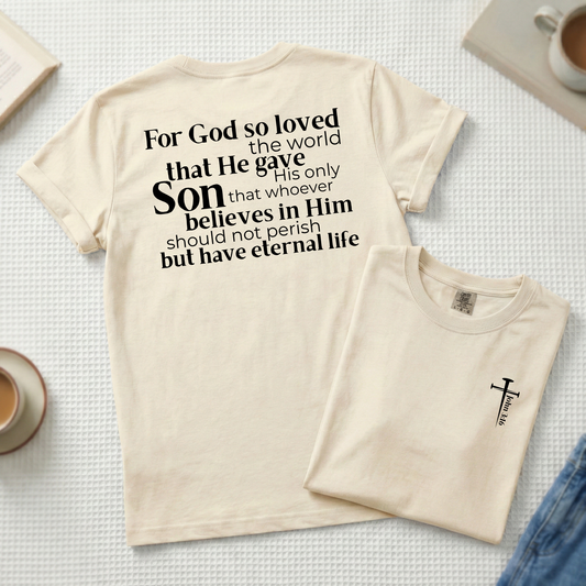 John 3:16 Comfort Colors T-Shirt