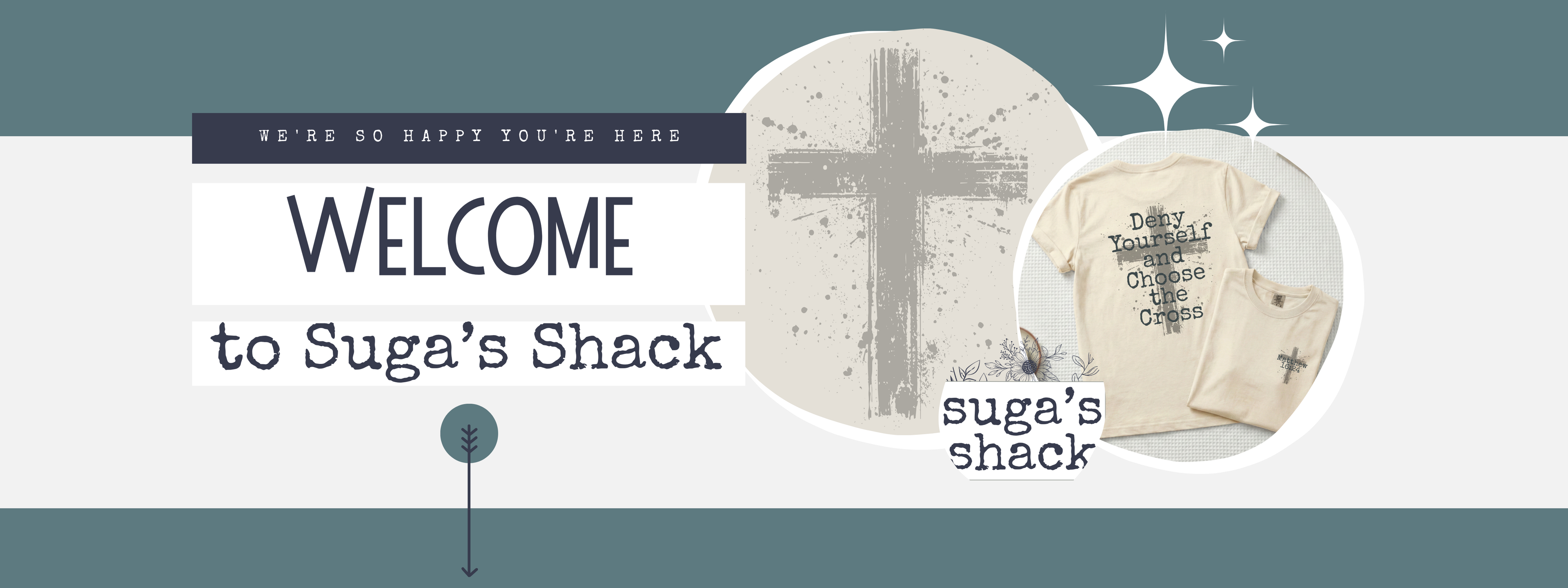 Faith-based apparel, Christian tees, sweatshirts & hats for the whole family — Suga's Shack