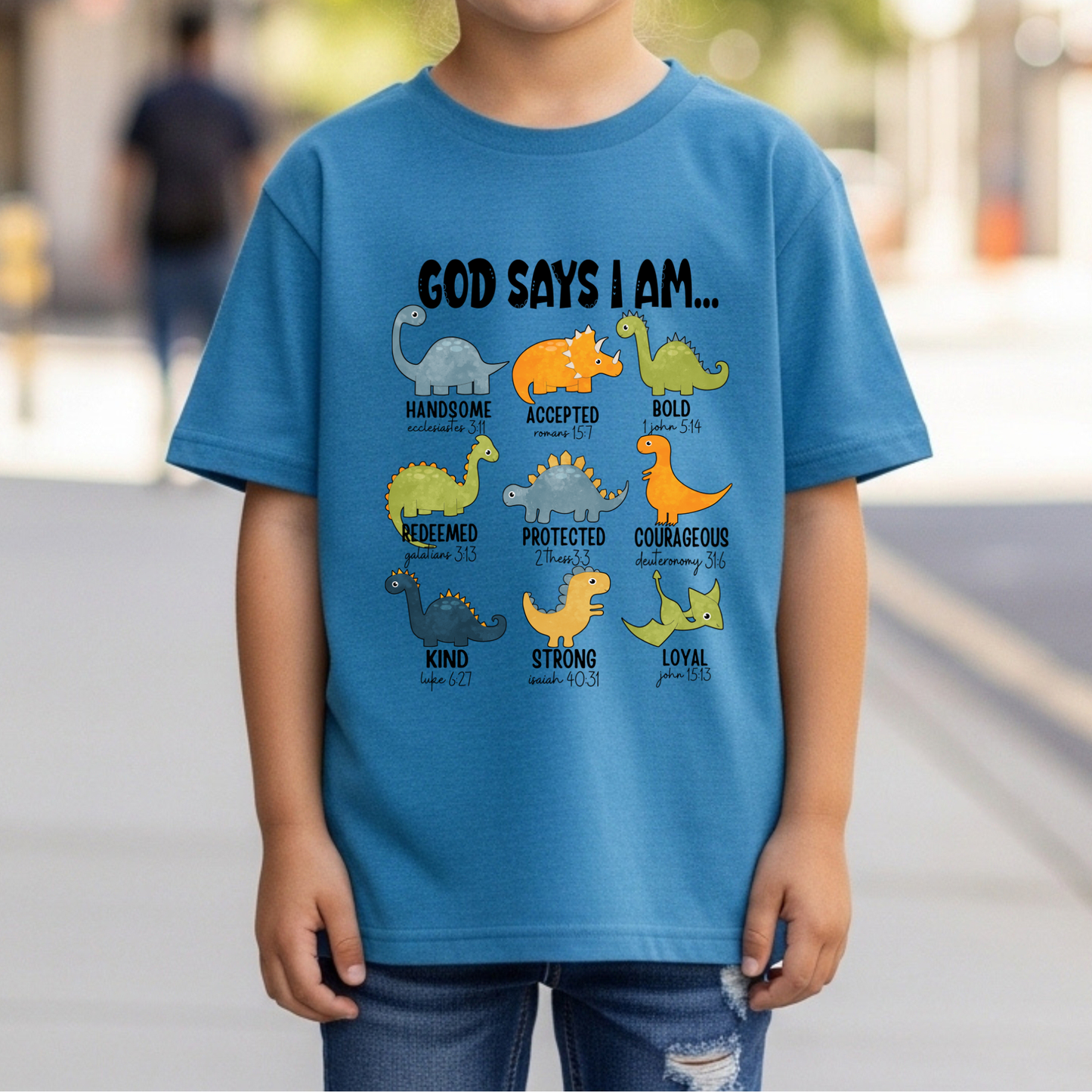God Says Youth Bella Canvas Tee