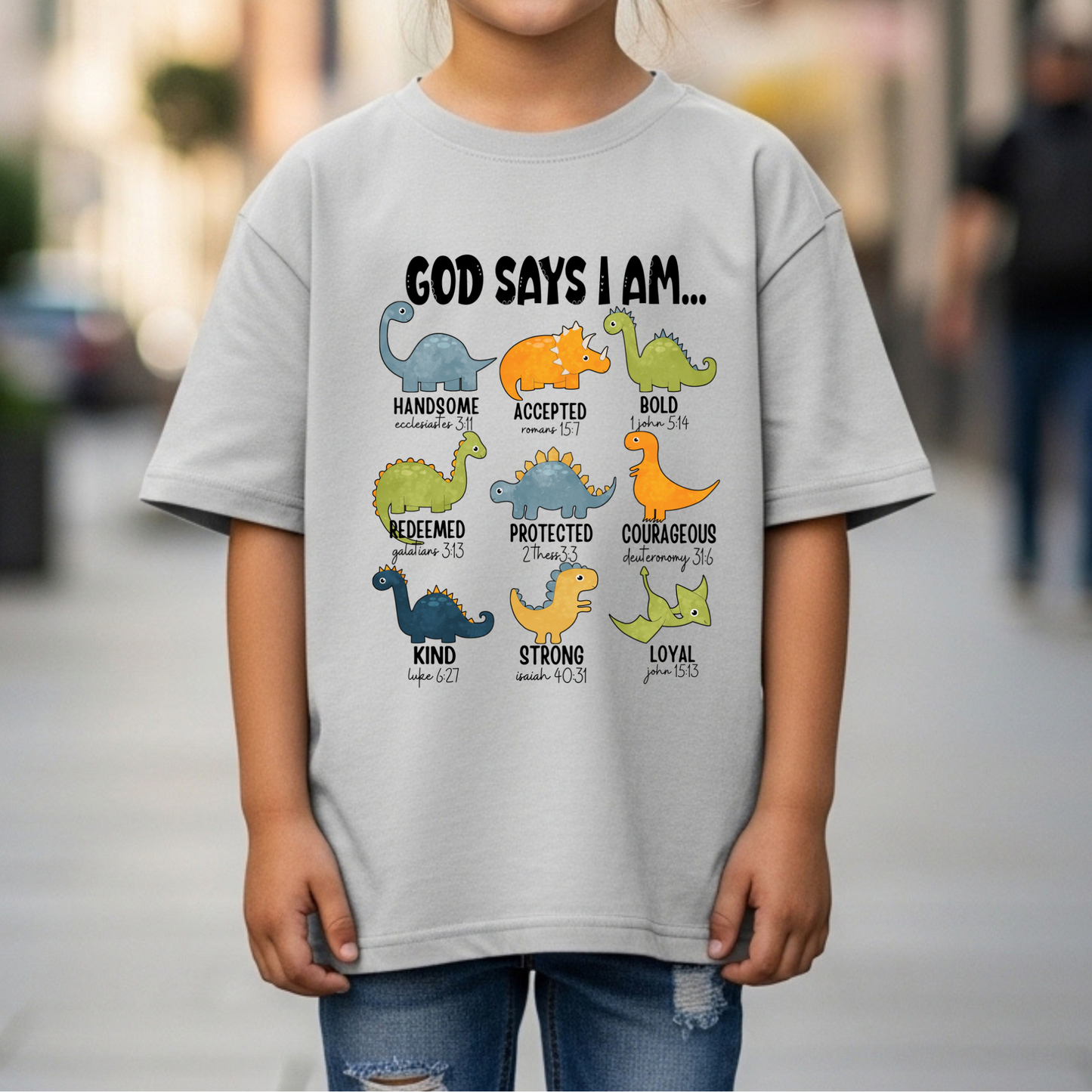 God Says Youth Bella Canvas Tee