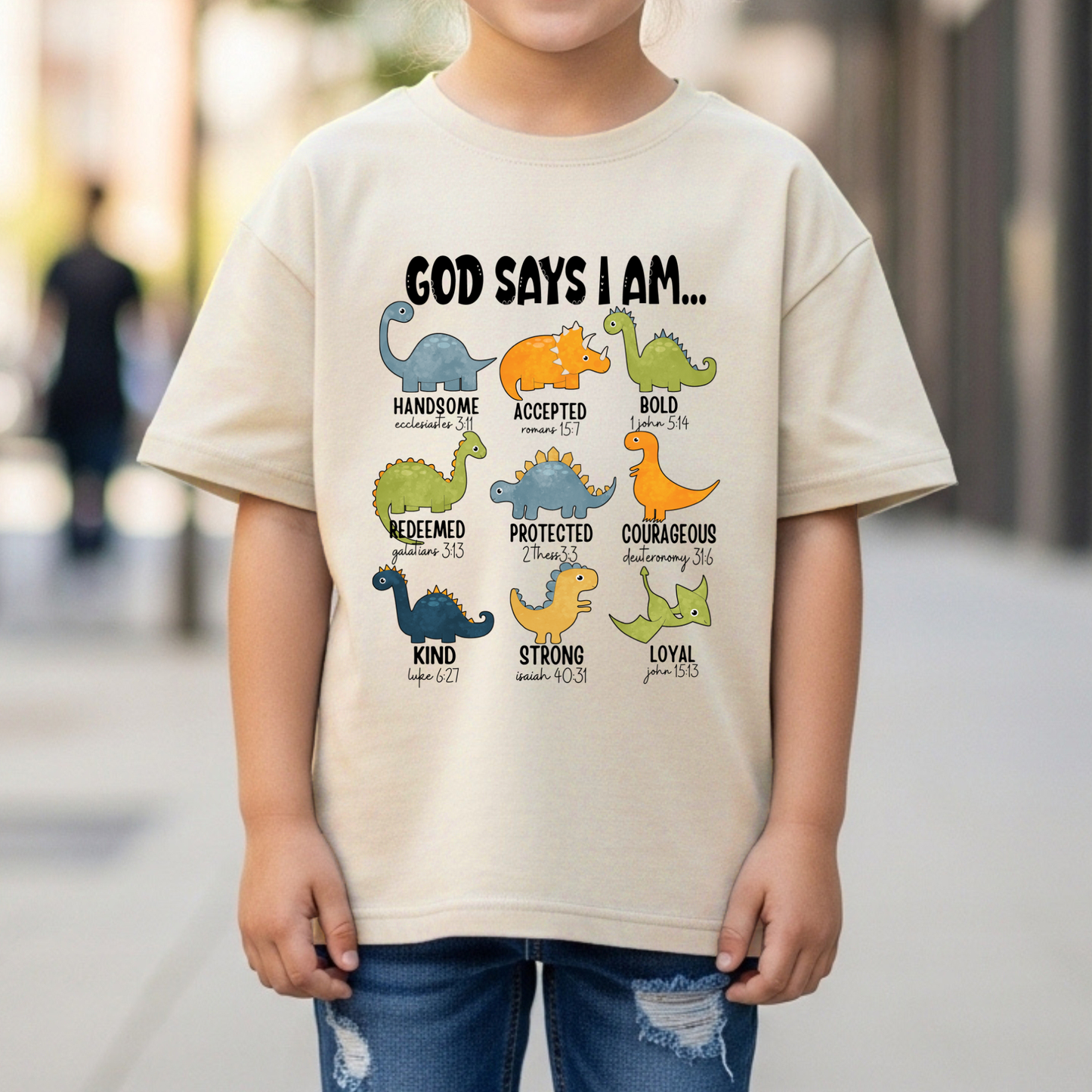 God Says Youth Bella Canvas Tee