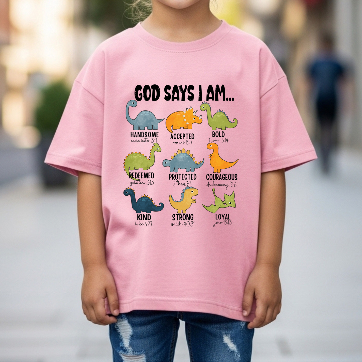 God Says Youth Bella Canvas Tee
