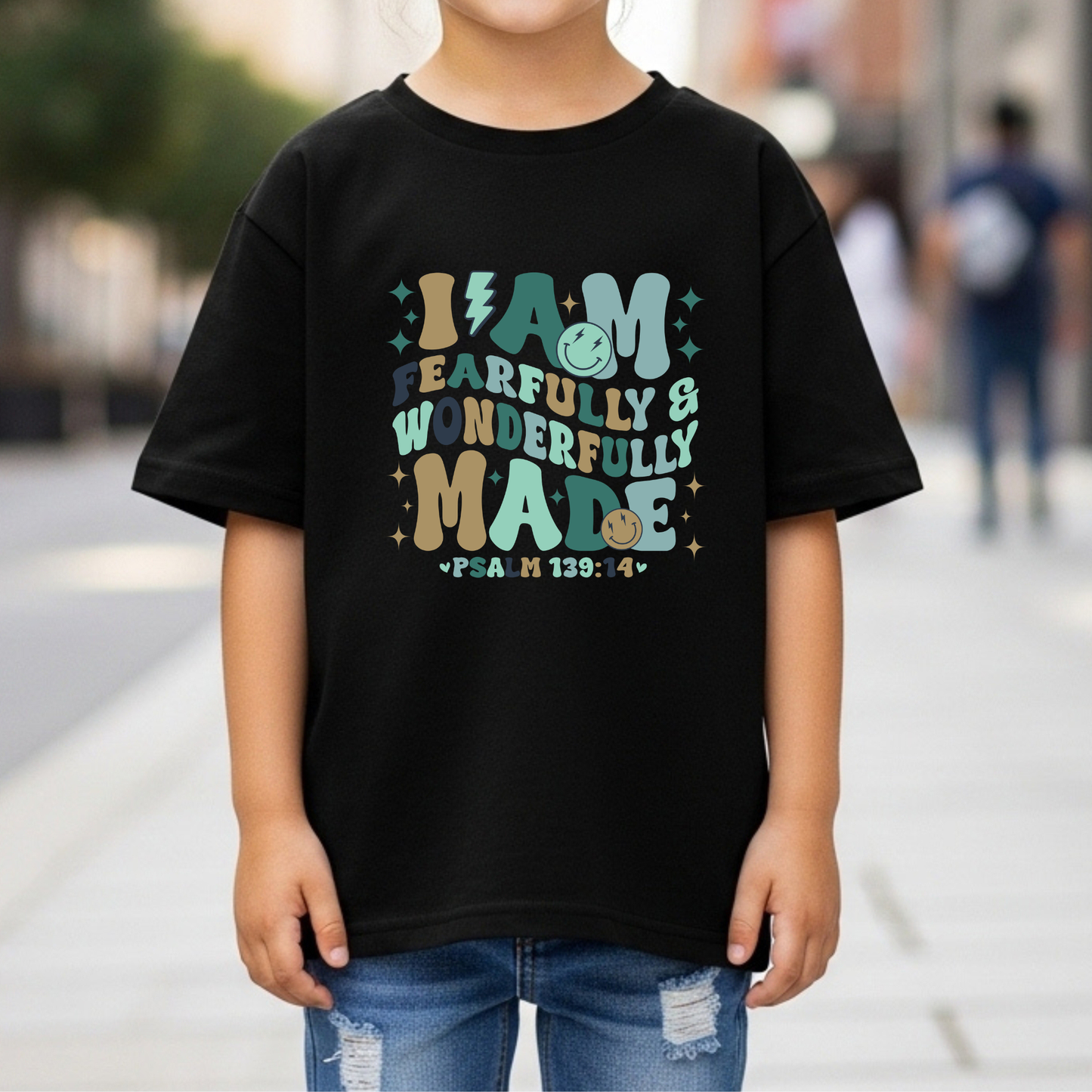 Fearfully and Wonderfully Made Youth Bella Canvas Tee