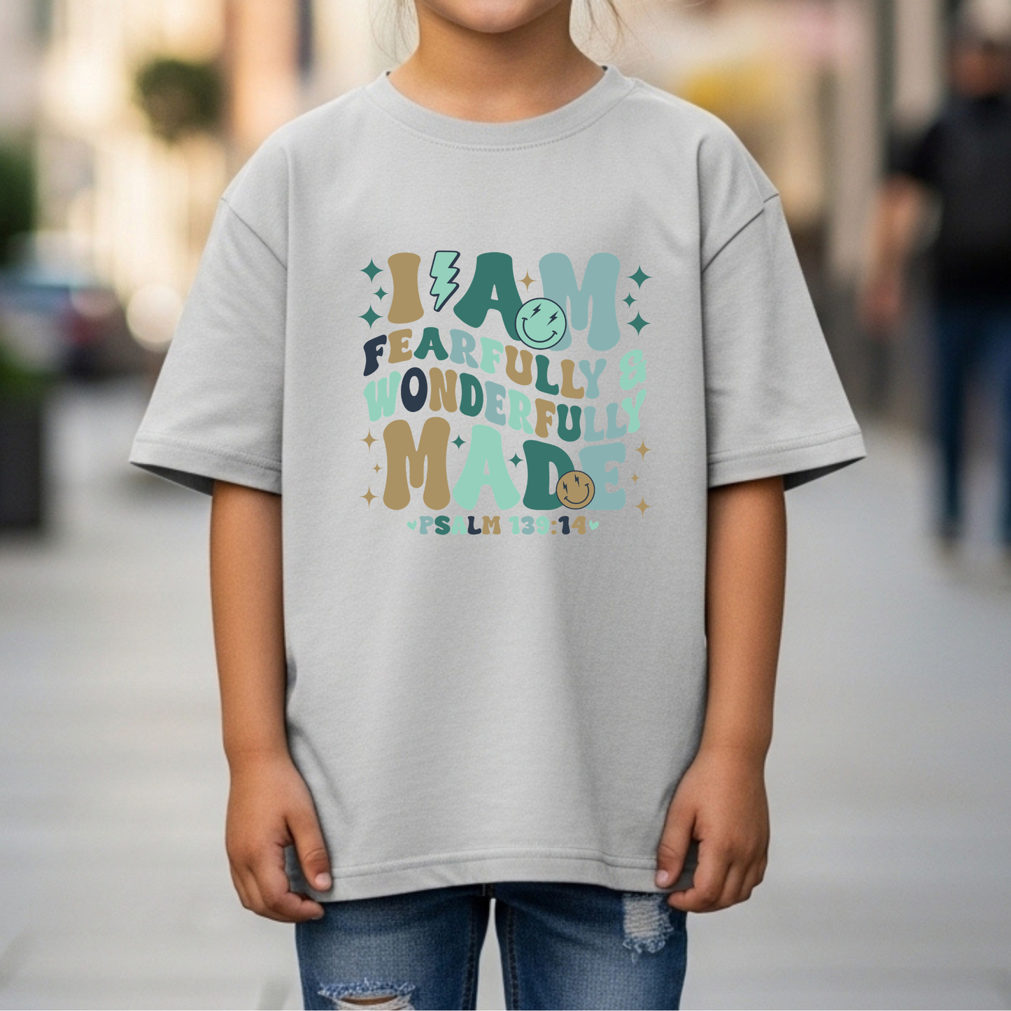 Fearfully and Wonderfully Made Youth Bella Canvas Tee