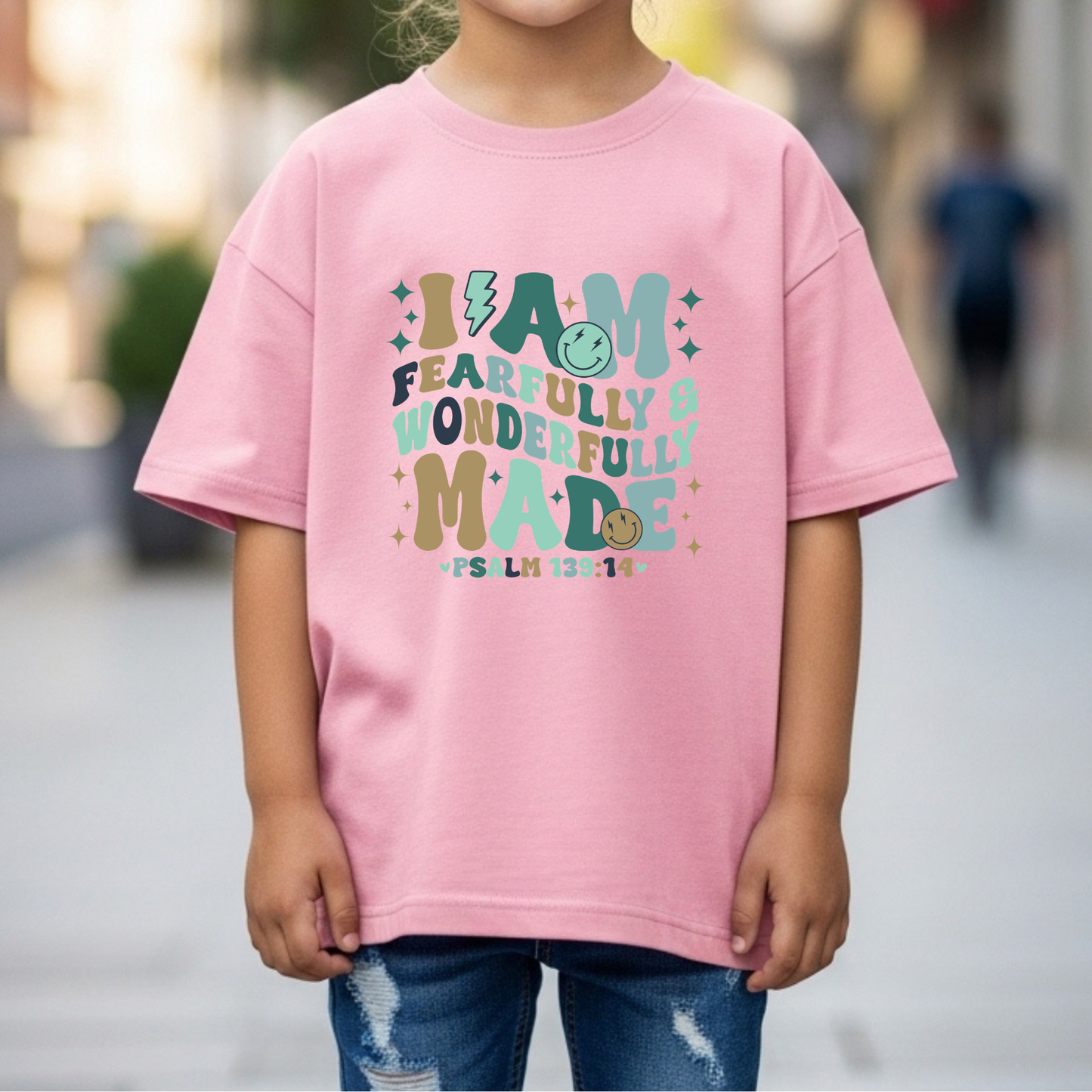 Fearfully and Wonderfully Made Youth Bella Canvas Tee